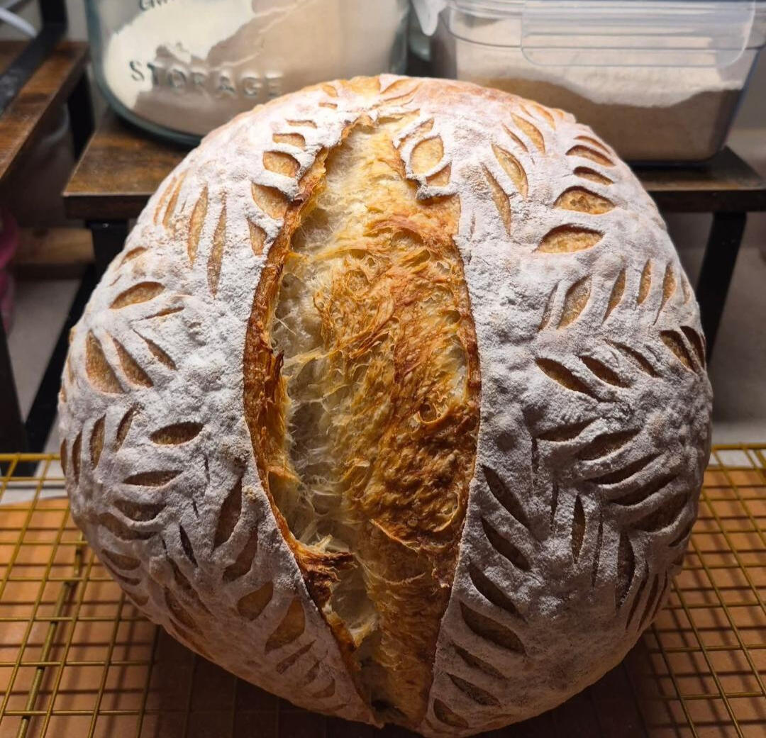 Handcrafted artisan sourdough, slow fermented and freshly baked in small batches.